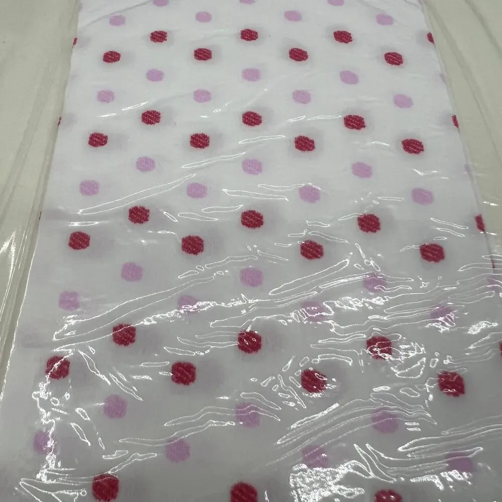 CONTE CANDY Thick Elastic White Polka Dot Tights 50 DEN Girls‎ 10y/o 4'7''-4'9''